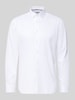 Jake*s Regular Fit Business Hemd aus Baumwolle mit Kentkragen Weiss