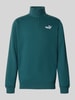 PUMA PERFORMANCE Sweatshirt met labelstitching Flessengroen