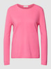 Christian Berg Woman Strickpullover mit Rundhalsausschnitt Pink