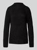 Jake*s Collection Strickpullover mit Effektgarn Black