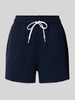 Polo Ralph Lauren Sweatshorts mit ausgefranstem Saum und Gesäßtasche Marine