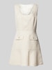 Guess Mini-jurk met structuurmotief, model 'DAPHNEE' Offwhite