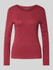 Christian Berg Woman Longsleeve mit Rundhalsausschnitt Bordeaux