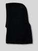 Seeberger Balaclava aus reinem Kaschmir in Strick-Optik Black
