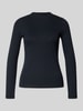 Christian Berg Woman Longsleeve mit Stehkragen Black