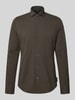 Marc O'Polo Shaped Fit Freizeithemd aus reiner Baumwolle Khaki