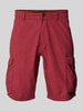 Napapijri Loose Fit Cargoshorts mit Logo-Stitching Modell 'NOTO 2.0' Bordeaux