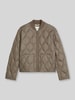 Marc O'Polo Relaxed Fit Bomberjacke mit gesteppter Struktur Taupe