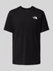 The North Face T-shirt met logoprint, model 'REDBOX' Zwart