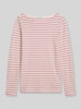Marc O'Polo Regular Fit Langarmshirt aus reiner Baumwolle Rosa