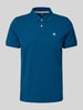MCNEAL Regular Fit Poloshirt mit Knopfleiste und Label-Stitching Petrol