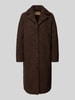 Soyaconcept Mantel aus Teddyfell Modell 'Mukite' Mittelbraun