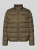 Pepe Jeans Regular Fit Steppjacke mit Stehkragen Oliv