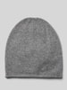 Christian Berg Woman Kasjmiermuts met rolzoom Grafiet gemêleerd