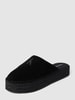 Calvin Klein Jeans Mules aus Leder mit Plateausohle Modell 'ROPE' Schwarz