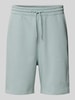 Tom Tailor Denim Relaxed Fit Sweatshorts aus Baumwoll-Mix im Jogger Style Hellblau