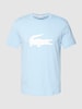 Lacoste T-shirt met ronde hals Lichtblauw