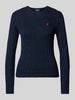 Polo Ralph Lauren Slim Fit Pullover aus reiner Baumwolle Marine