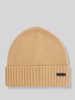 BOSS Muts van pure scheerwol  Beige