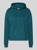 PIECES Regular Fit Hoodie aus Baumwoll-Mix Modell 'CHILLI' Petrol