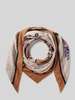 Liu Jo White Schal mit Label-Schriftzug Modell 'Foulard' Beige