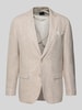 Christian Berg Men Leinensakko mit Einstecktuch Beige