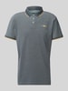 Tom Tailor Regular Fit Poloshirt mit Kontraststreifen Mittelgrau