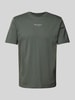 Marc O'Polo Regular Fit T-Shirt aus reiner Baumwolle Dunkelgruen