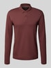 Christian Berg Men Regular Fit Poloshirt mit Knopfleiste Metallic Rot