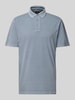 ARMANI EXCHANGE Poloshirt mit kurzer Knopfleiste Rauchblau