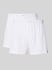 Bread & Boxers Boxershorts mit elastischem Bund im 2er-Pack Weiss