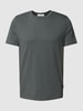 Armedangels T-Shirt in unifarbenem Design Modell 'JAAMEL STRUCTURE' Oliv