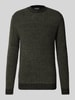 Antony Morato Gebreide pullover met ronde hals Olijfgroen