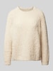 ZABAIONE Gebreide pullover met ribboorden Beige