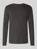 Christian Berg Men Longsleeve met ronde hals Antraciet