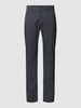 MCNEAL Slim Fit Stoffhose mit Strukturmuster Marine