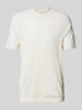 SELECTED HOMME T-Shirt aus reiner Wolle Offwhite