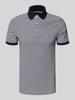 Tommy Hilfiger Slim Fit Poloshirt aus Baumwoll-Elasthan-Mix Marine