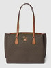 MICHAEL Michael Kors Shopper met labelprint, model 'RUBY' Donkerbruin