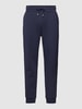 Gant Sweatpants mit Label-Stitching Modell 'SHIELD' Marine