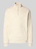 REVIEW Bluza ze stójką i zamkiem błyskawicznym Écru