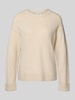 s.Oliver RED LABEL Relaxed Fit Strickpullover aus Baumwoll-Mix mit Woll-Anteil Beige