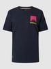 Superdry T-Shirt aus Baumwolle  Dunkelblau