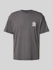Tommy Jeans Relaxed Fit T-Shirt aus reiner Baumwolle Anthrazit