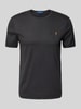 Polo Ralph Lauren T-Shirt mit Label-Stitching Graphit