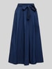 Weekend Max Mara Midirok met bandplooien, model 'ZARDA' Marineblauw