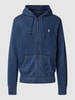 Polo Ralph Lauren Sweatjacke mit Label-Stitching Marineblau