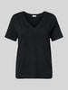 s.Oliver RED LABEL Regular Fit T-Shirt aus reiner Baumwolle BLACK