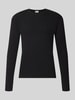 DRYKORN Slim Fit Longsleeve aus reiner Baumwolle Modell 'Enil' Black