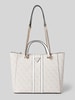 Guess Tote Bag mit Label-Applikation Modell 'NOREEN' Hellgrau